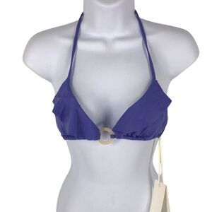 Bettini's String Bikini Triangle Top Purple New With tags
